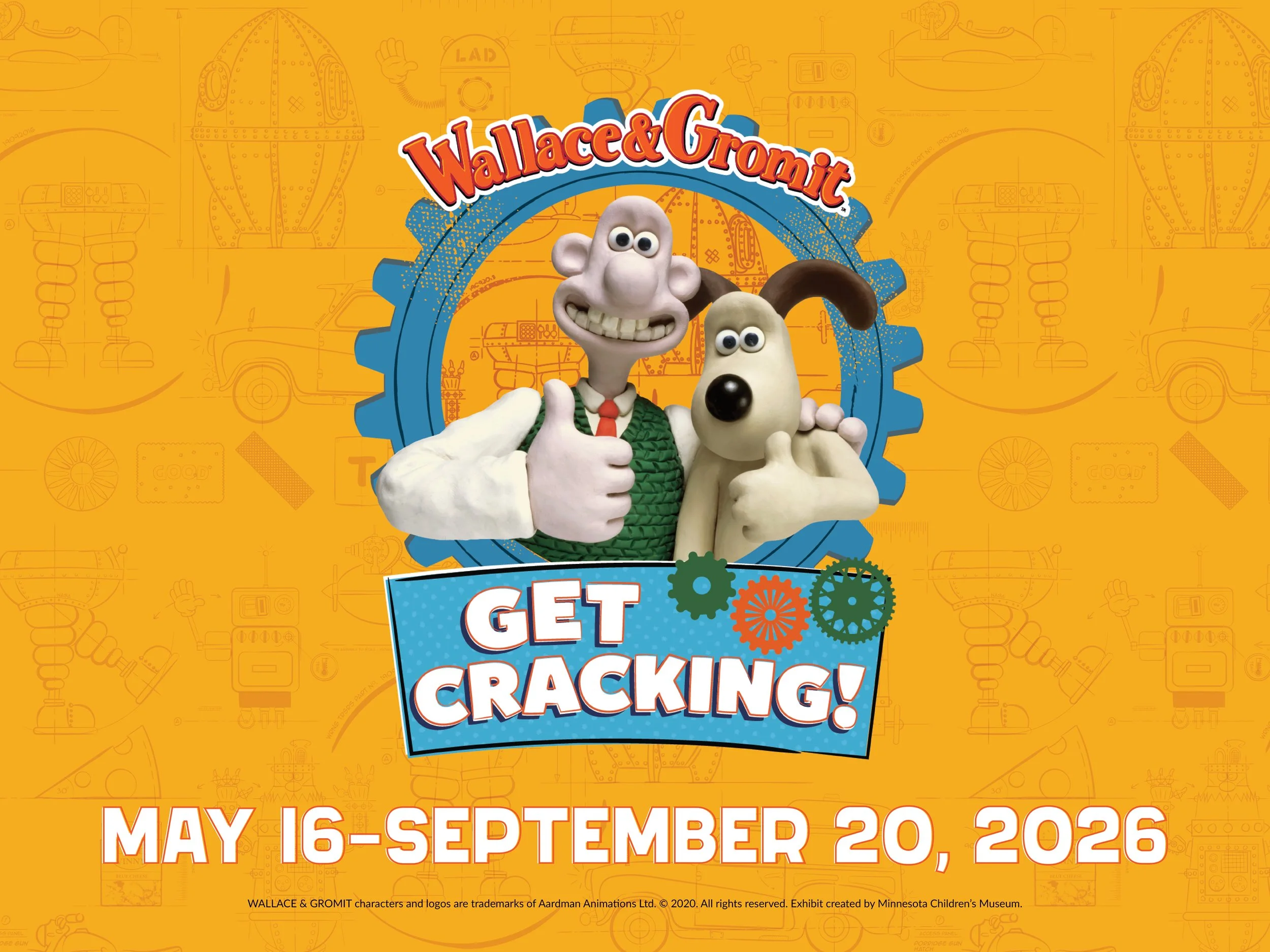Wallace & Gromit™: Get Cracking! Opens at Minnetrista in 2026